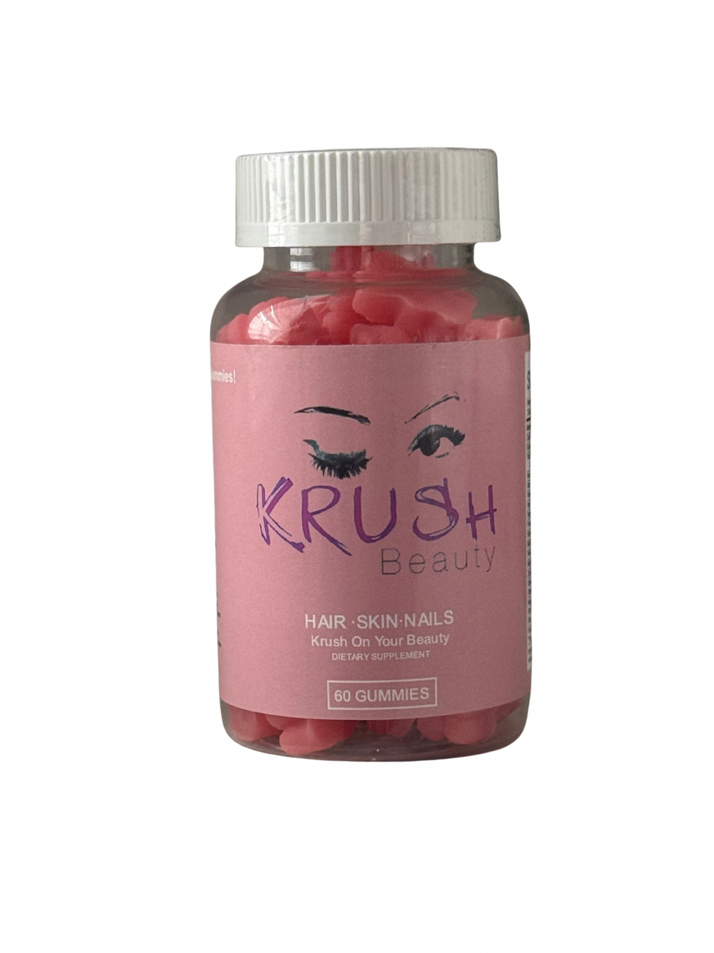 Krush Beauty Hair, Skin & Nails Gummies