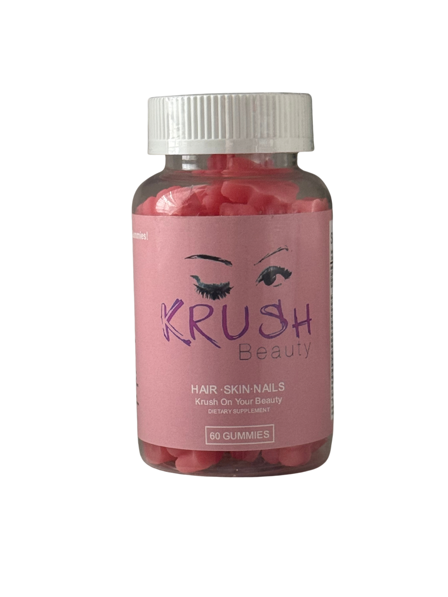 Krush Beauty Hair, Skin & Nails Gummies