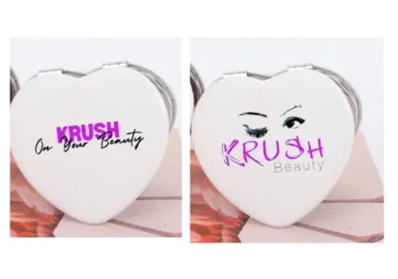 Krush Beauty Bifold Compact Mirror